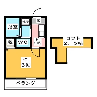 エクセルコート【3階】の間取り