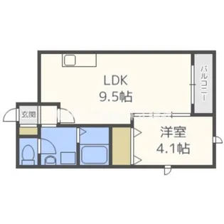 大阪府大阪市住之江区安立1【マンション】の間取り
