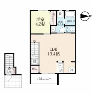 プレミアム天神【2階】の間取り