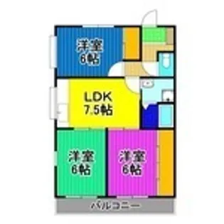 MハイツJJ【2階】の間取り