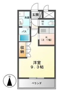 ピュアステージ【1階】の間取り