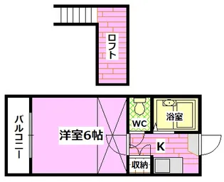 プログレス海田【2階】の間取り