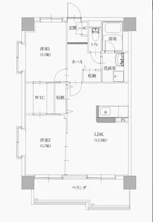 ヴィラ エミネンス【1階】の間取り