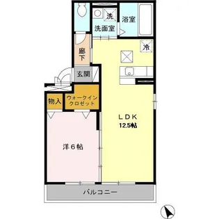 愛知県高浜市八幡町3【アパート】の間取り