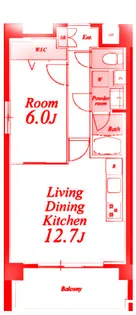シエル.D湘南【3階】の間取り