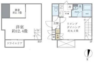 アレーロ新中野IIの間取り