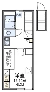 HSI RIVERII【2階】の間取り