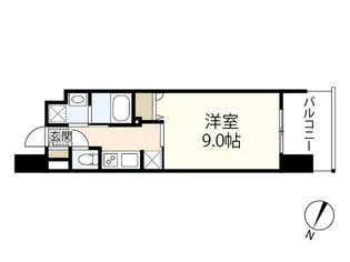 プライマル広島駅【13階】の間取り