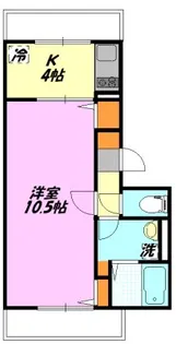 ドミール小和田【3階】の間取り