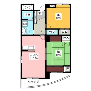 C・pond 223【2階】の間取り