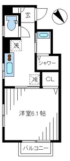 レイノー【1階】の間取り