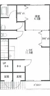 メゾンエスプリIII【1階】の間取り
