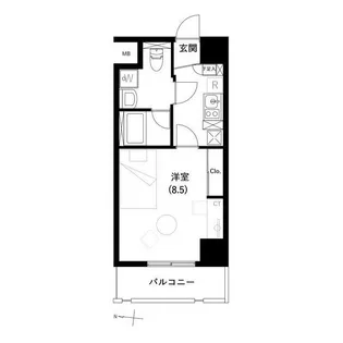 Access湘南平塚【9階】の間取り