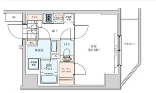 プロスタイルウェルス川崎イースト【9階】の間取り
