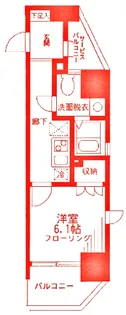 ザ・パーククロス藤沢【7階】の間取り