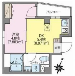 moca【1階】の間取り