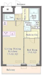 バルム下馬【4階】の間取り