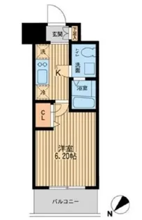 エコロジー潮見レジデンス【10階】の間取り