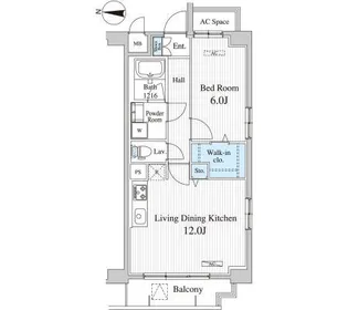 東京都江東区高橋【マンション】の間取り