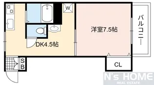 今津パークハイツ【2階】の間取り