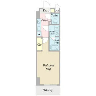 アドニス【2階】の間取り