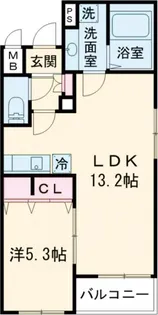 ラ・フォルテ弦巻【2階】の間取り