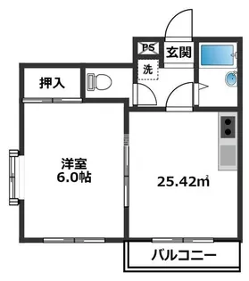 三光町マンション【3階】の間取り