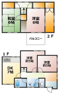 兵庫県神戸市北区南五葉6【一戸建】の間取り