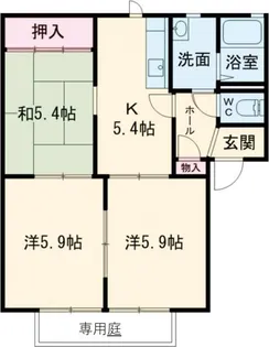 3Kの間取り画像