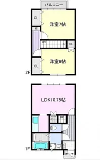 メゾネットヒルの間取り