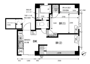 リヒトライフ侑里【4階】の間取り