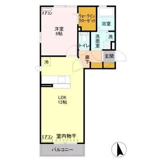 メゾンあい【1階】の間取り