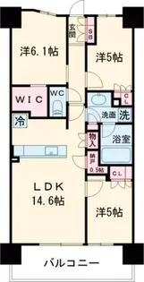 パークホームズ杉並上荻【5階】の間取り