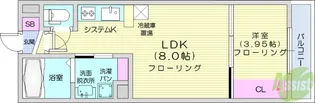 ドレスローザ【3階】の間取り