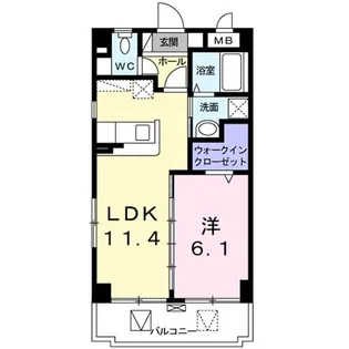 プランドール・K【3階】の間取り