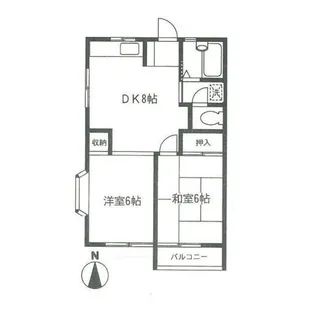 メゾン佐藤A【2階】の間取り