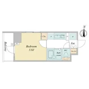 RIDGE堀田(旧スペーシア堀田)【8階】の間取り