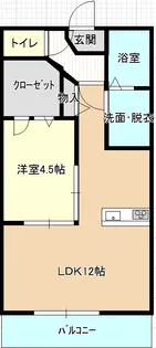 アーバンハウス琴芝【2階】の間取り