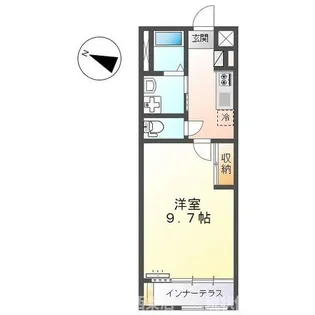 カメリア石鎚I【1階】の間取り