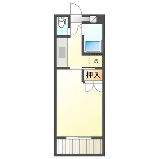 メルベーユ【1階】の間取り