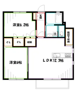 エスポワール【1階】の間取り