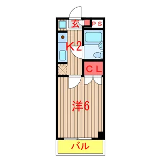 アミー習志野台【2階】の間取り