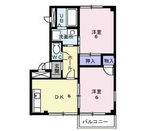 B2ハウス A【2階】の間取り