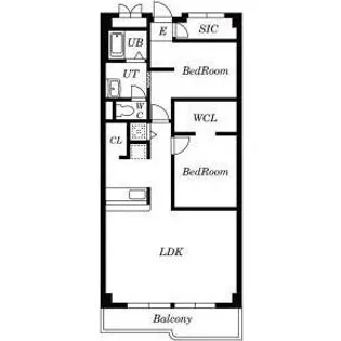 愛知県尾張旭市旭前町2【マンション】の間取り