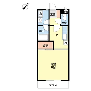 T.Kヒルズ八千代【1階】の間取り