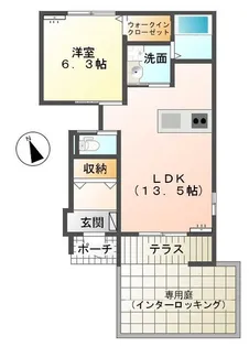茨城県結城市大字結城【アパート】の間取り