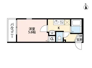千葉県柏市あけぼの4【アパート】の間取り