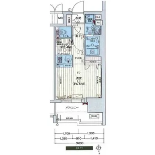 プレサンス鶴舞公園ウィズ【12階】の間取り