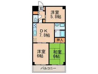 ピエール目白館【1階】の間取り