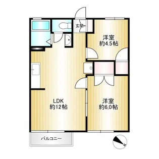 プレジール太田【1階】の間取り